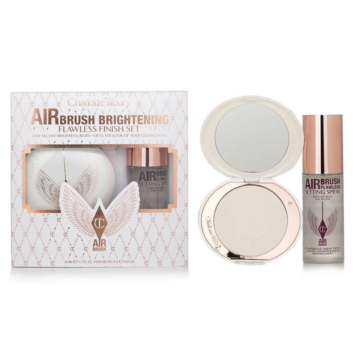 Charlotte Tilbury Airbrush Brightening Flawness Finish Set